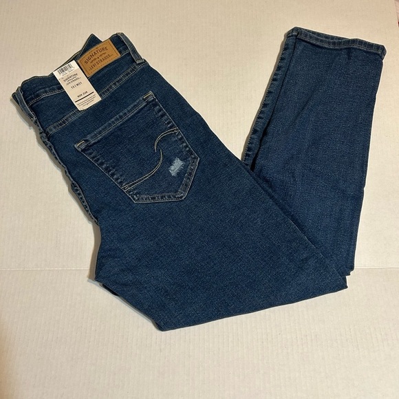 ✨NEW✨ Signature by Levi Strauss & Co. Juniors' Mom Jeans size 13 - Picture 6 of 8